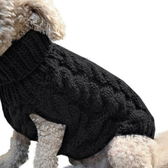 Pet Luxe Market™ Soft Winter Cable Knit Sweater - Pet Luxe Market