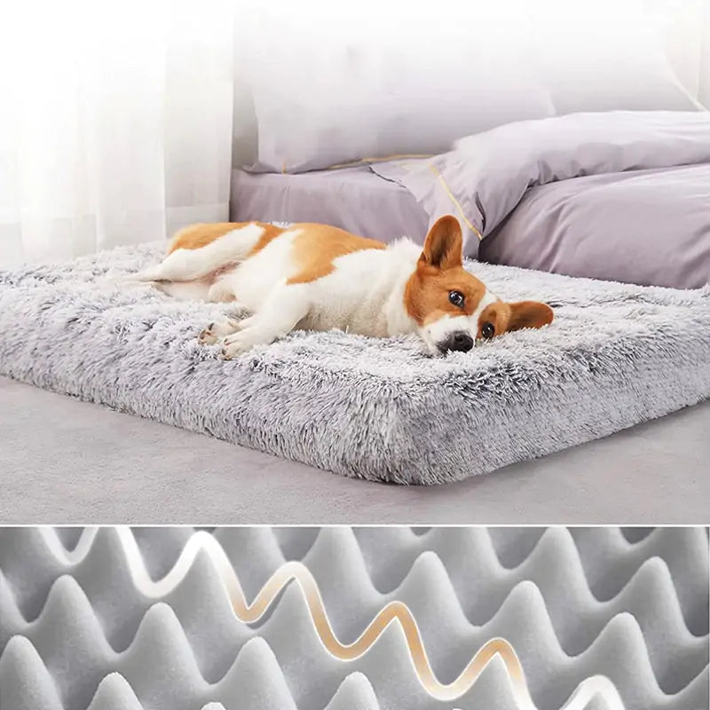 Pet Luxe Market™ Plush Washable Dog Bed - Pet Luxe Market