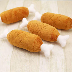 Pet Luxe Market™ Pet Chicken Legs Plush Toy - Pet Luxe Market