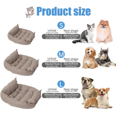 Pet Luxe Market™ Super Soft Pet Sleeping Bed - Pet Luxe Market