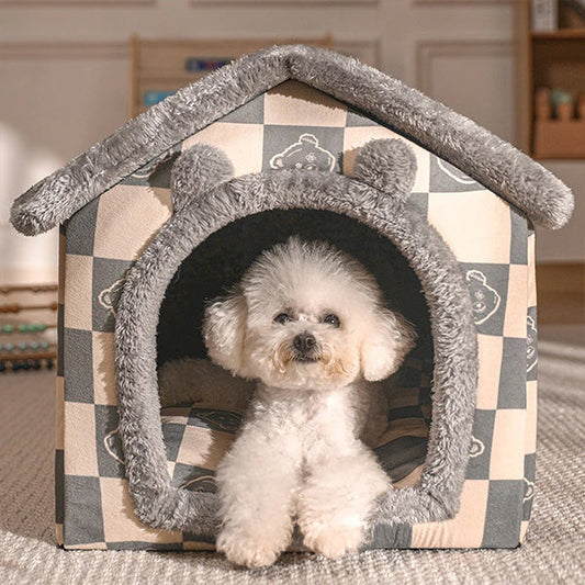 Pet Luxe Market™ Verneza Foldable Pet House - Pet Luxe Market 600