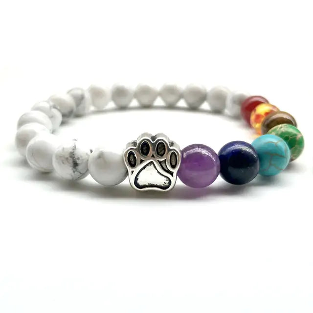 Pet Luxe Market™ Pet Footprint Stone Bracelet - Pet Luxe Market