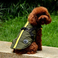 Pet Luxe Market™ Waterproof Pet Coat With Harness - Pet Luxe Market