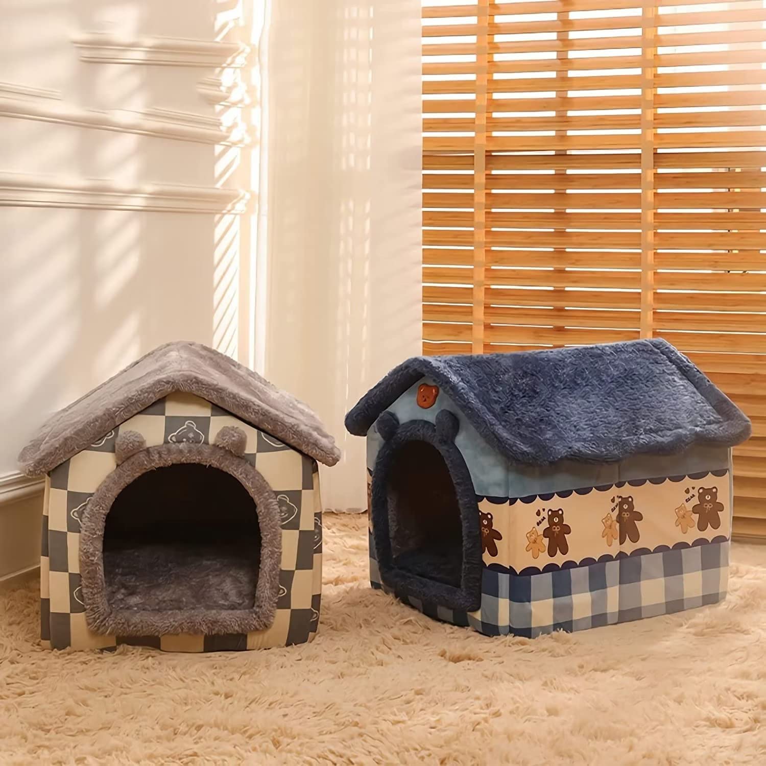 Pet Luxe Market™ Verneza Foldable Pet House - Pet Luxe Market