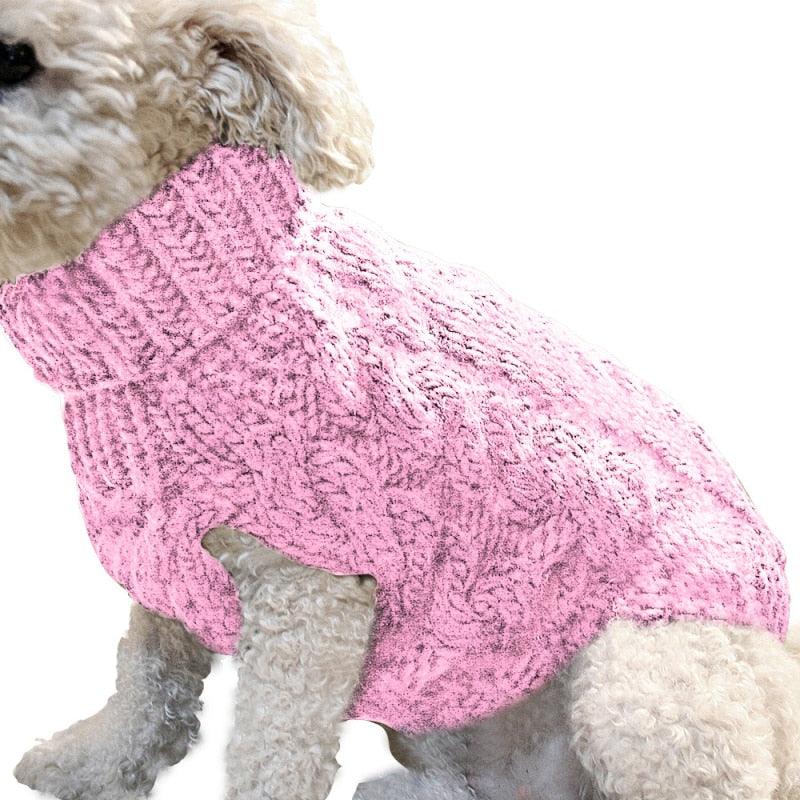 Pet Luxe Market™ Soft Winter Cable Knit Sweater - Pet Luxe Market