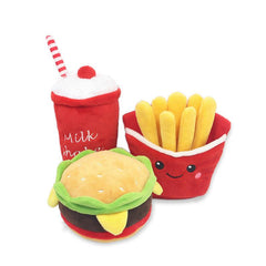 Pet Luxe Market™ Hamburger Pet Plush Toy - Pet Luxe Market