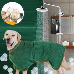 Pet Luxe Market™ Microfiber Absorbent Pet Drying Coat - Pet Luxe Market