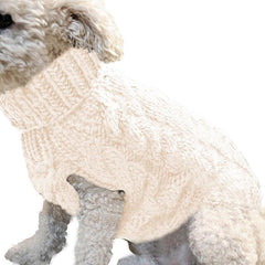 Pet Luxe Market™ Soft Winter Cable Knit Sweater - Pet Luxe Market