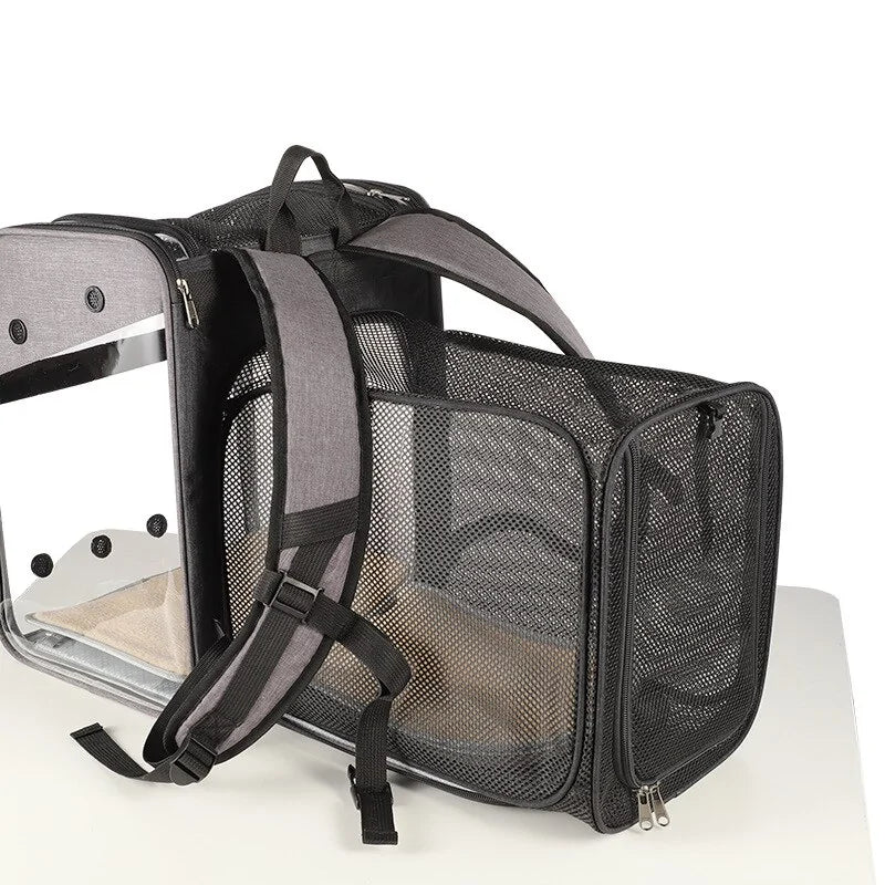 Pet Luxe Market™ Pet Expandable Travel Backpack - Pet Luxe Market