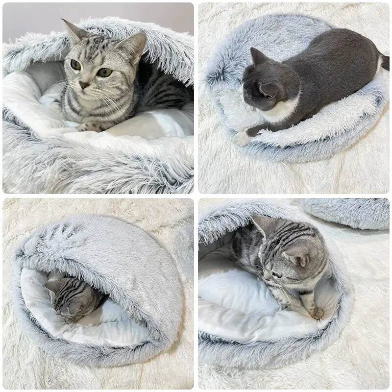 Pet Luxe Market™ Plush Cat/Dog Bed - Pet Luxe Market