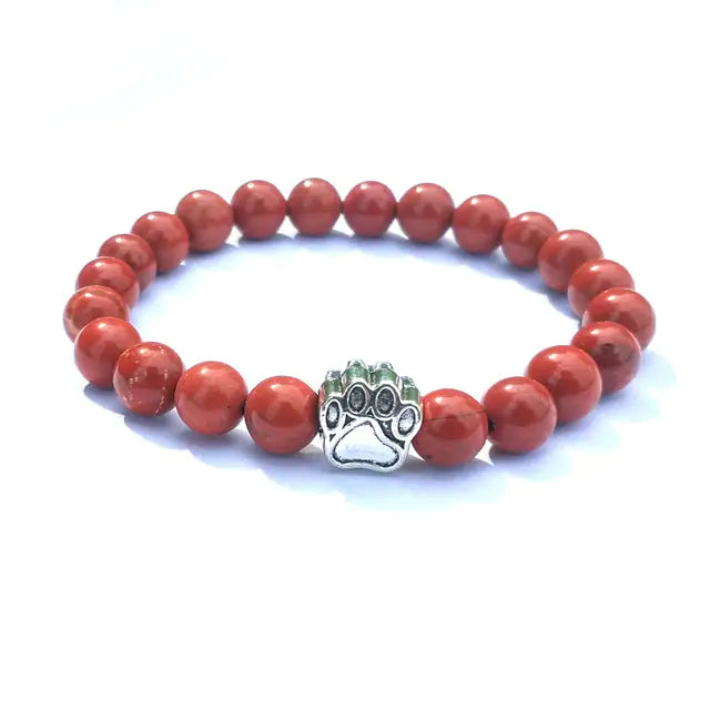 Pet Luxe Market™ Pet Footprint Stone Bracelet - Pet Luxe Market